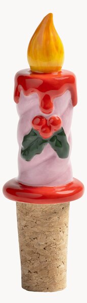 Tappo per bottiglia in dolomite dipinto a mano Candle