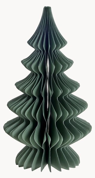 Albero di Natale di carta fatta a mano Poelle, alt. 25 cm