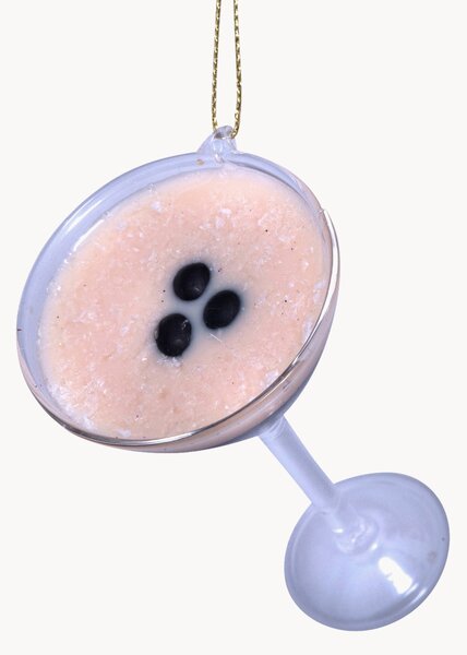 Pallina di Natale in vetro soffiato Espresso Martini