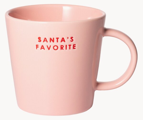 Tazza in vetro soffiato Santa's Favorite