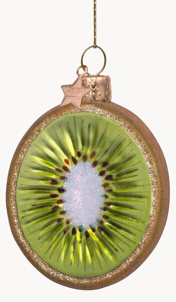 Pallina di Natale in vetro soffiato Kiwi