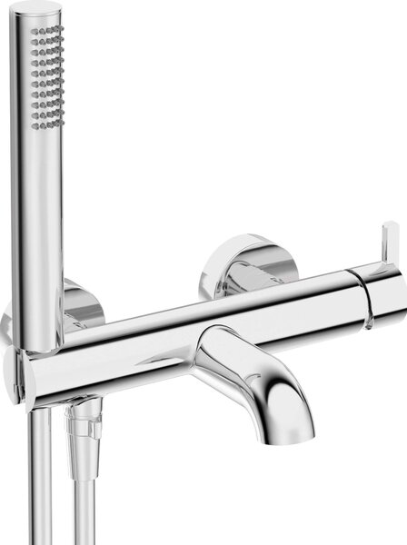 Bath mixer with shower set