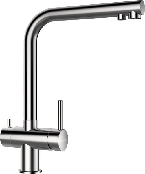 Rubinetto da cucina Schock Vitus / Miscelatore a tre vie, acciaio inox massiccio