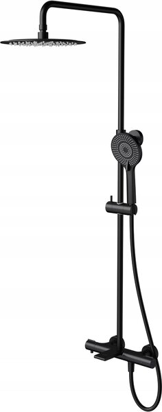 Colonna doccia nera THERMO