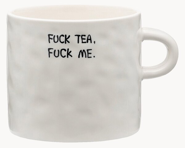 Tazza XL fatta a mano Fuck Tea