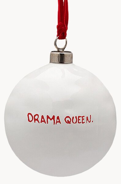 Pallina di Natale fatta a mano Drama Queen