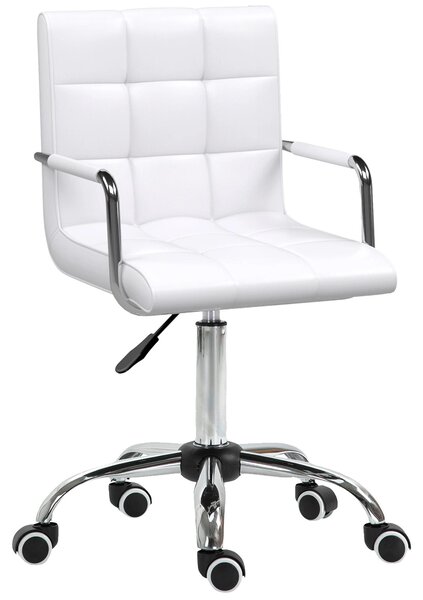 Sedia da ufficio, rivestimento in Finto cuoio, altezza regolabile 50-65 cm, dimensioni L 52,5 x P 54 x A 99 cm, portata massima 120 kg, peso del prodotto 8,2 kg