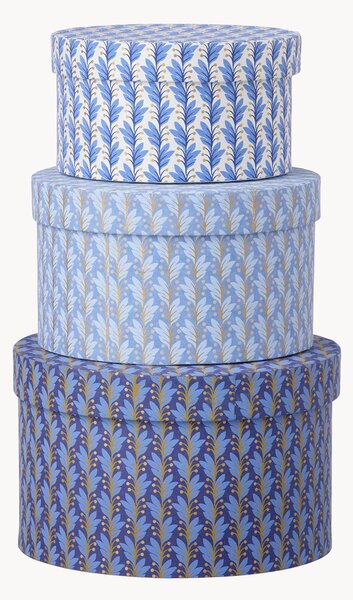 Set di 3 scatole decorative fatte a mano Naya