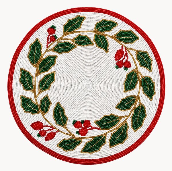 Tovaglietta americana natalizia Beaded