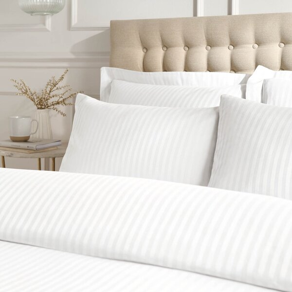 Federe per cuscino in set in tessuto damascato 2 pz 50x75 cm Satin Stripe – Catherine Lansfield