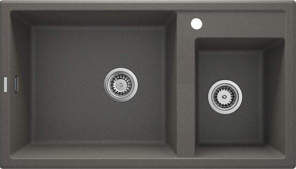 2-bowl granite sink