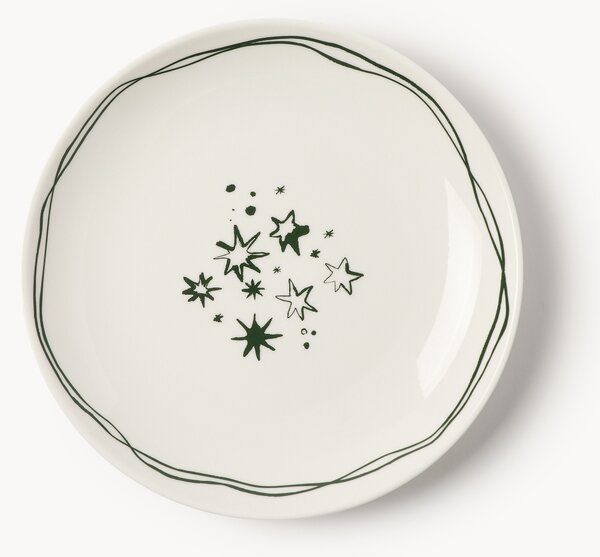 Set di 4 piattini da dessert natalizi di design Clarette di Agathe Marty