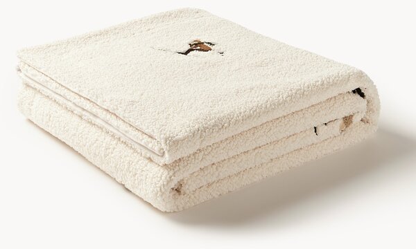 Coperta invernale teddy ricamata Aveline