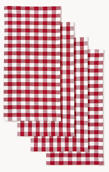 Set di 4 tovaglioli di Natale Nadine