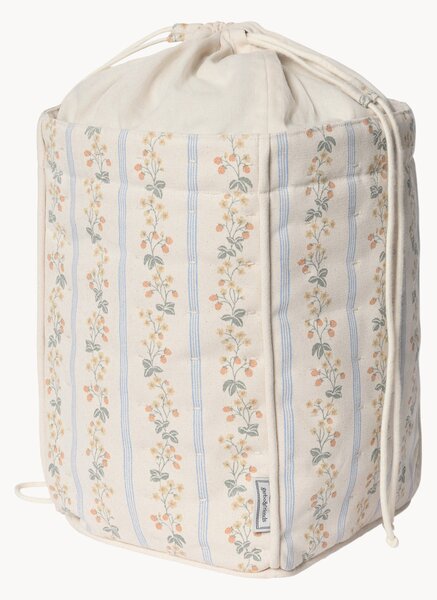 Cesto portaoggetti in cotone azzurro Sky Blue
