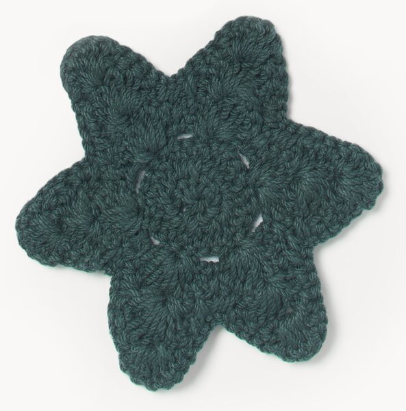 Set di 4 sottobicchieri in cotone fatti a mano Starla