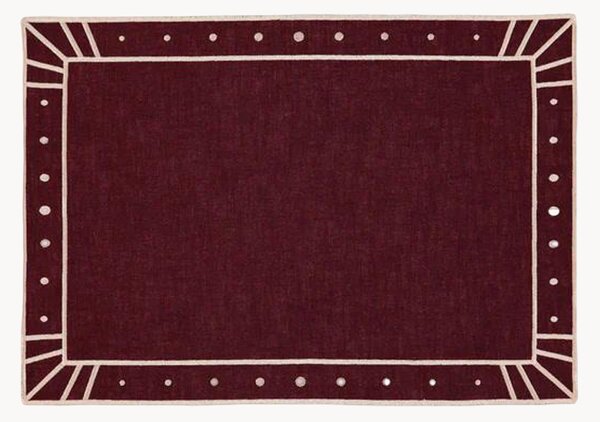 Tovaglietta americana con bordo ricamato Belle Nuit