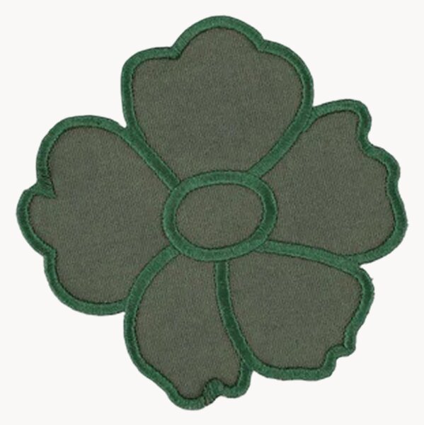 Sottobicchiere in cotone a forma di petalo Daisy