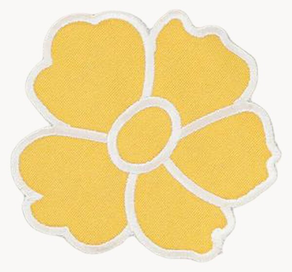 Sottobicchiere in cotone a forma di petalo Daisy
