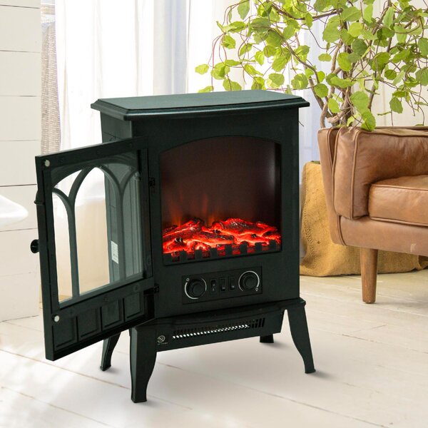 DecHome Caminetto Elettrico da Terra Potenza 2000 Watt 41.5x28x54 cm - 8D01D8
