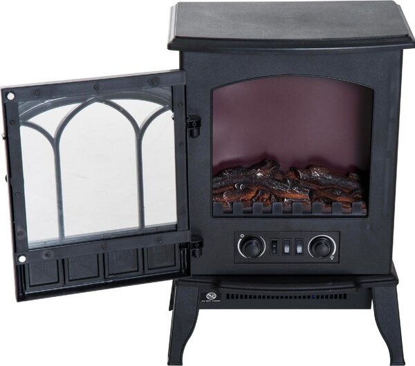DecHome Caminetto Elettrico da Terra Potenza 2000 Watt 41.5x28x54 cm - 8D01D8