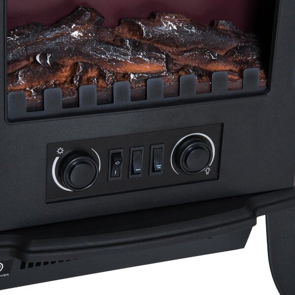 DecHome Caminetto Elettrico da Terra Potenza 2000 Watt 41.5x28x54 cm - 8D01D8