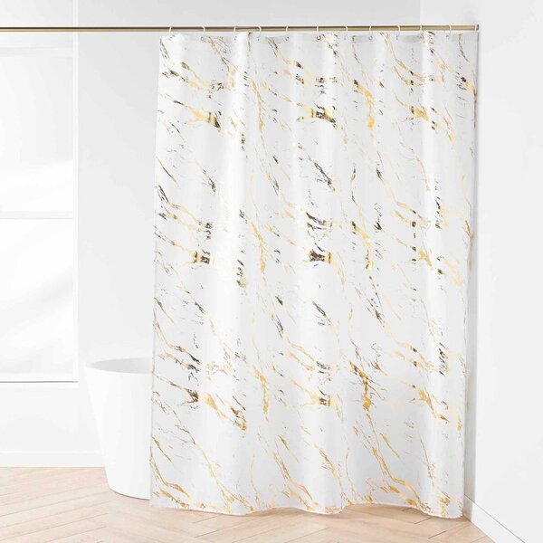 Tenda per doccia 180x200 cm Aquamarbre – douceur d'intérieur