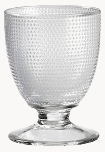 Set di 6 bicchieri da vino in vetro soffiato Trame