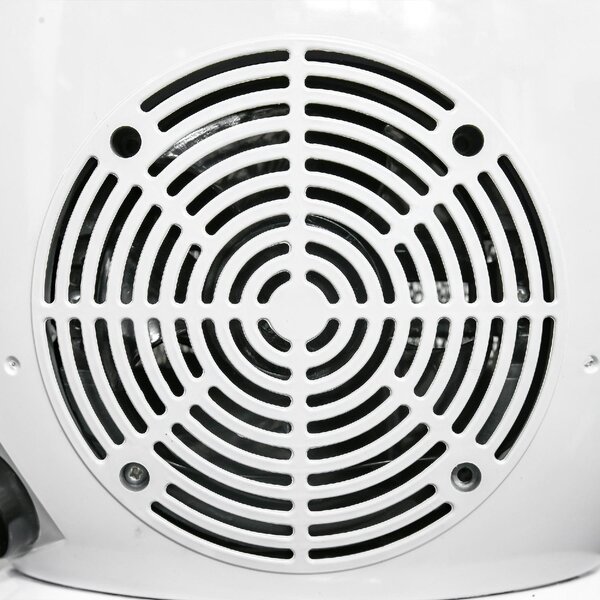DecHome Camino Elettrico con Effetto Fiamma Ruotabile e Portatile Copertura 10-15mq Bianco