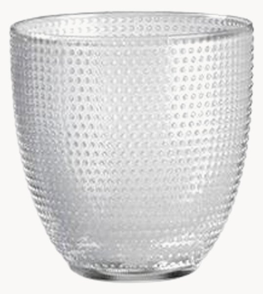 Set di 6 bicchieri in vetro soffiato Trame