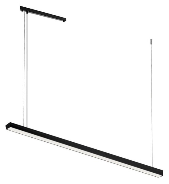 Lampadario a LED HIATE nero 30W, bianco caldo, 3663 lm, alluminio, dimensioni: 150x150x3,14 cm, IP20, Shilo