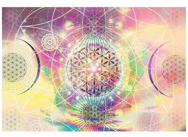 Carta da parati autoadesiva – Mandala in versione interessante