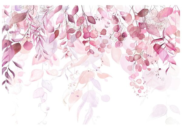 Carta da parati autoadesiva – Tocco delicato della natura in rosa