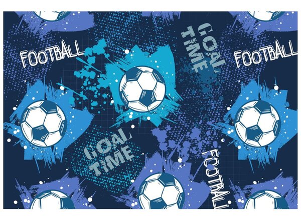 Carta da parati – Pallone da Calcio in Blu