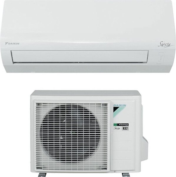 Daikin Climatizzatore 9000 Btu Inverter Monosplit Condizionatore con Pompa di Calore Classe A++/A+ R32 - ATXF25F + ARXF25F | Siesta