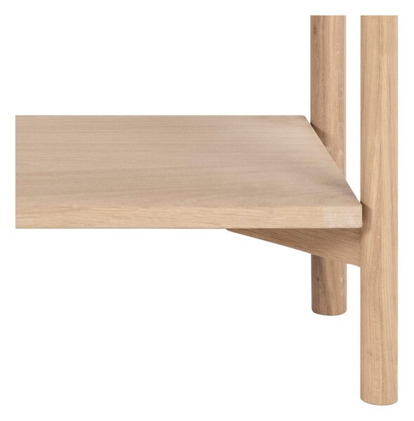 Libreria di colore naturale con effetto rovere 169x88x30 cm Braidwood – Actona