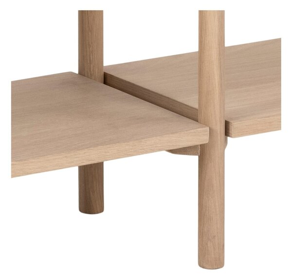 Libreria di colore naturale con effetto rovere 169x88x30 cm Braidwood – Actona