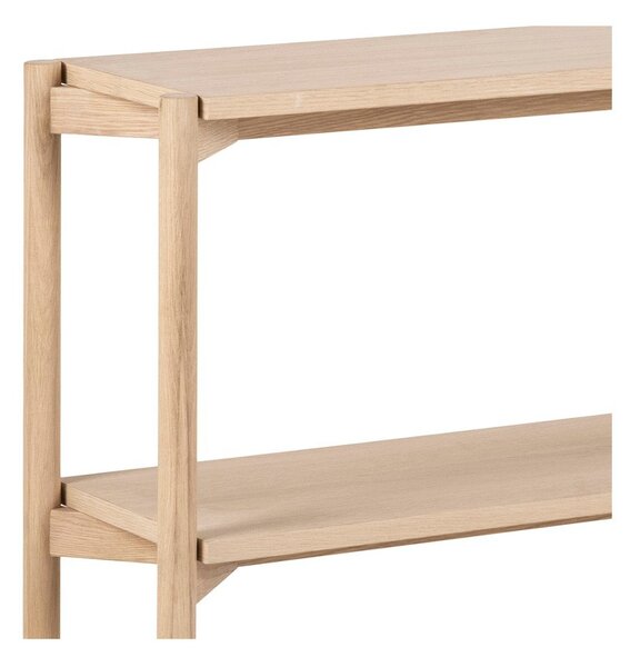 Libreria di colore naturale con effetto rovere 169x88x30 cm Braidwood – Actona