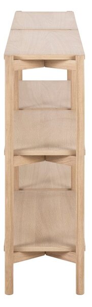 Libreria di colore naturale con effetto rovere 169x88x30 cm Braidwood – Actona