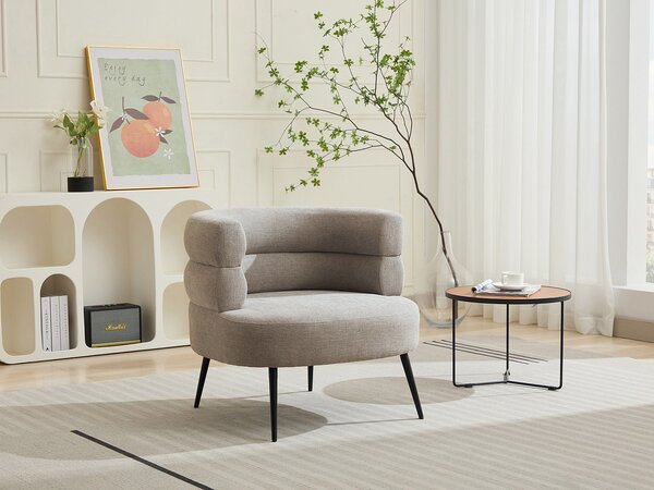 Poltrona in Tessuto Grigio - CAMEDO