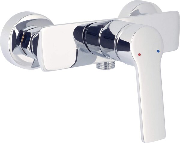 Wall-mounted shower mixer