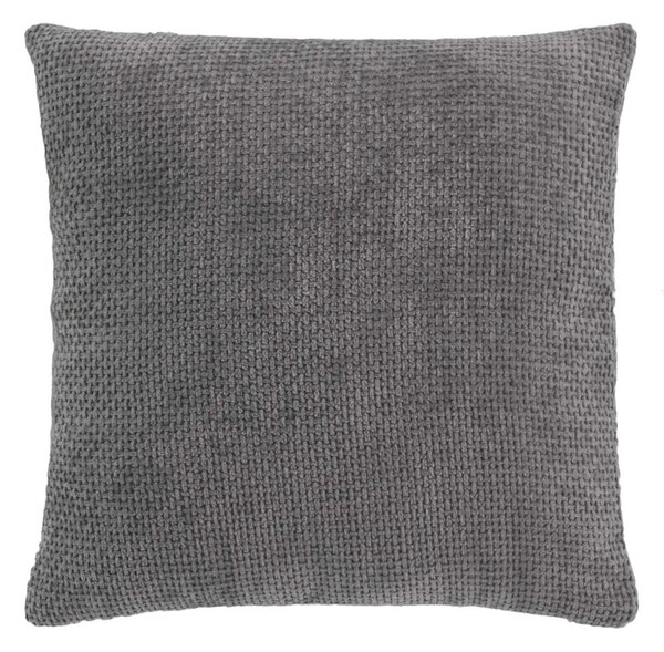 Cuscino decorativo in ciniglia 45x45 cm Leo – douceur d'intérieur