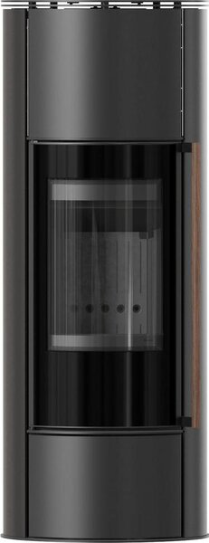 Stufa KRATKI ERIK Ø150 5,5kW Maniglia nera Termotec in legno Jatoba