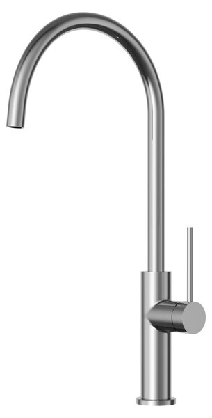 Granitan | Miscelatore da cucina - Rubinetto girevole - Rubinetto girevole a 360° - Cromo - Risparmio idrico - Stile loft - SLIM