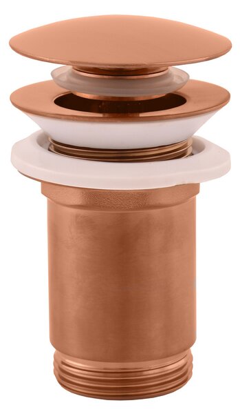 Slezák-RAV: Scarico lavabo CLICK-CLACK 5/4 - ROSA ORO - opaco MD0484ZRK