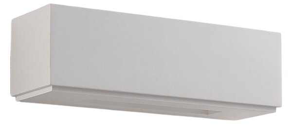 Applique da parete Lindby, Benno, dimmerabile, Bianco, Soggiorno, Gesso / Argilla, Moderno