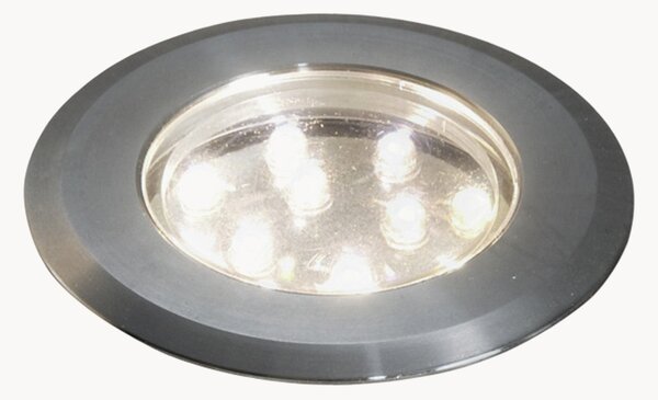 Set di 3 faretti da incasso a LED per esterni Bianca