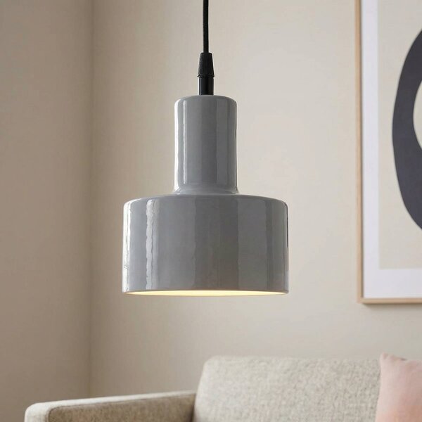 PR Home Lampada a sospensione Solo Small con spina Ø13cm, azzurro, Blu, Soggiorno / Sala da pranzo, Metallo