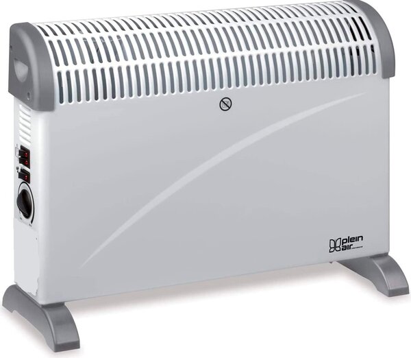 PLEINAIR Termoconvettore Stufa elettrica per Riscaldamento Potenza 2000 Watt Termostato - TCT-2000