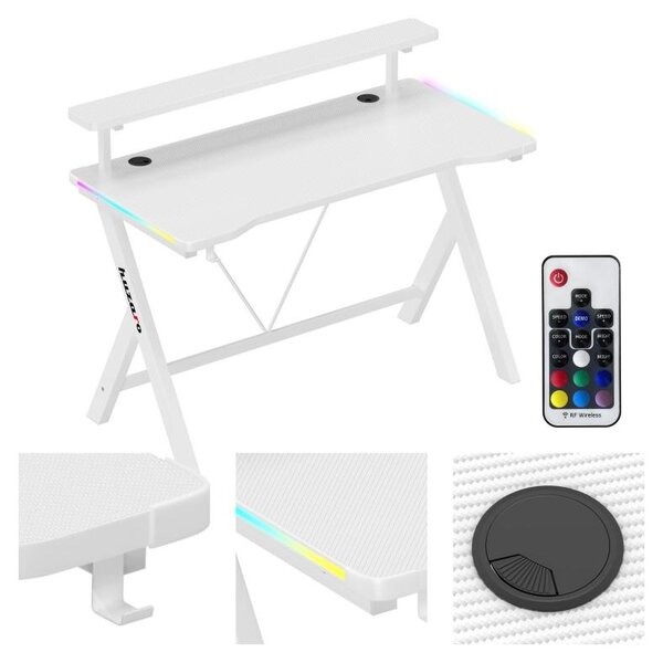 HUZARO Tavolo da gioco Hero 1.9 RGB Bianco